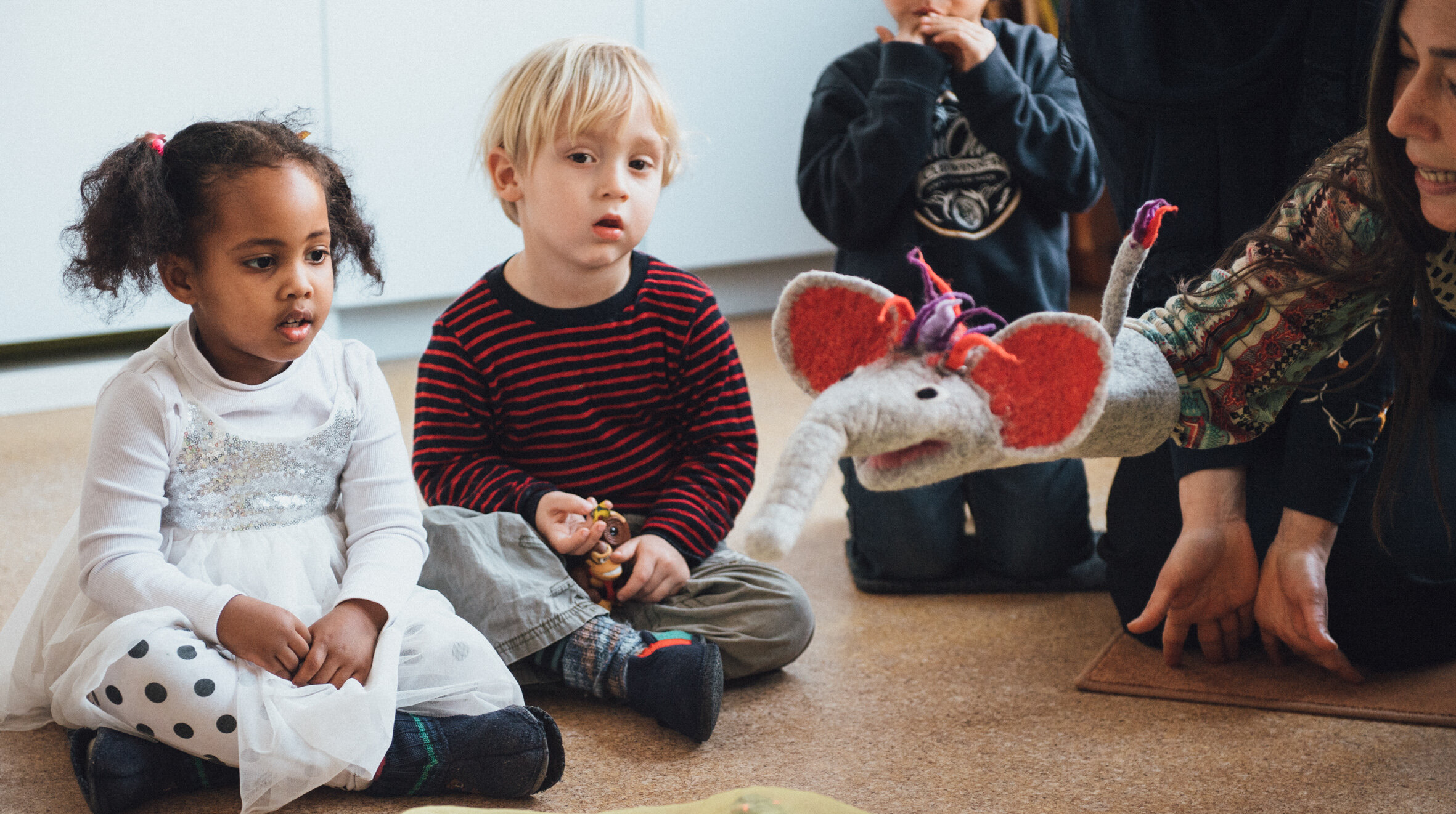 Kinder lieben Handpuppe Lilo Lausch